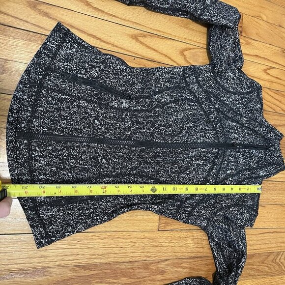 Lululemon Define Jacket Luon Suited Jacquard Black‎ White Size 2 - Picture 8 of 9